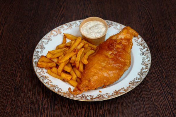 Fish & Chips de poisson blanc
