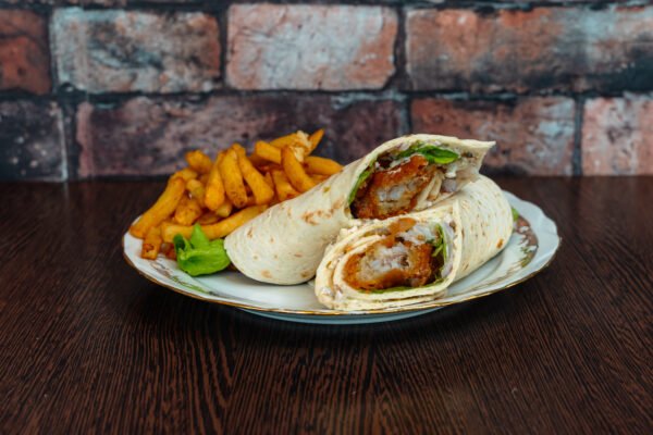 Wrap de poisson blanc