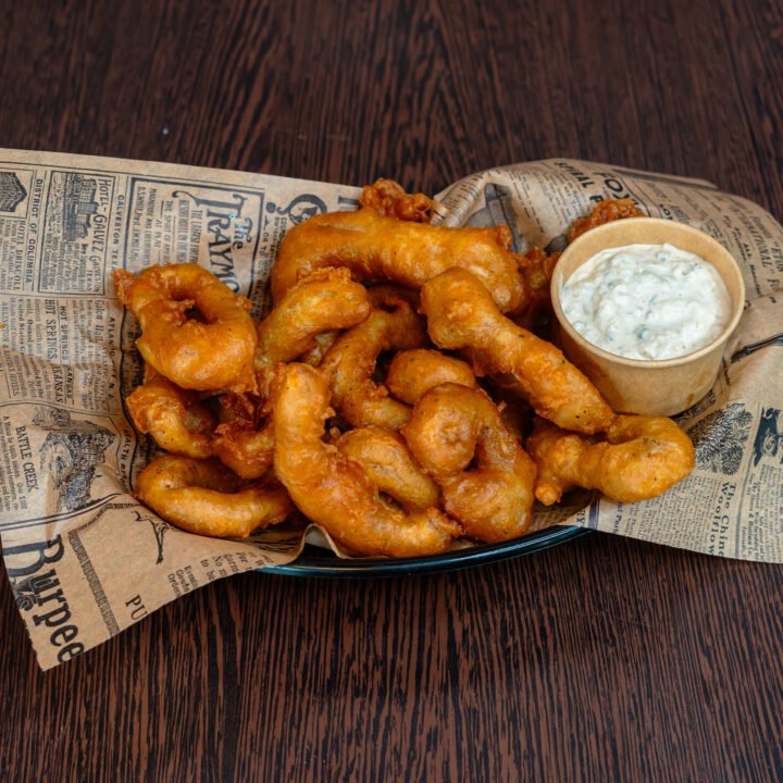 Beignets de calamars frais