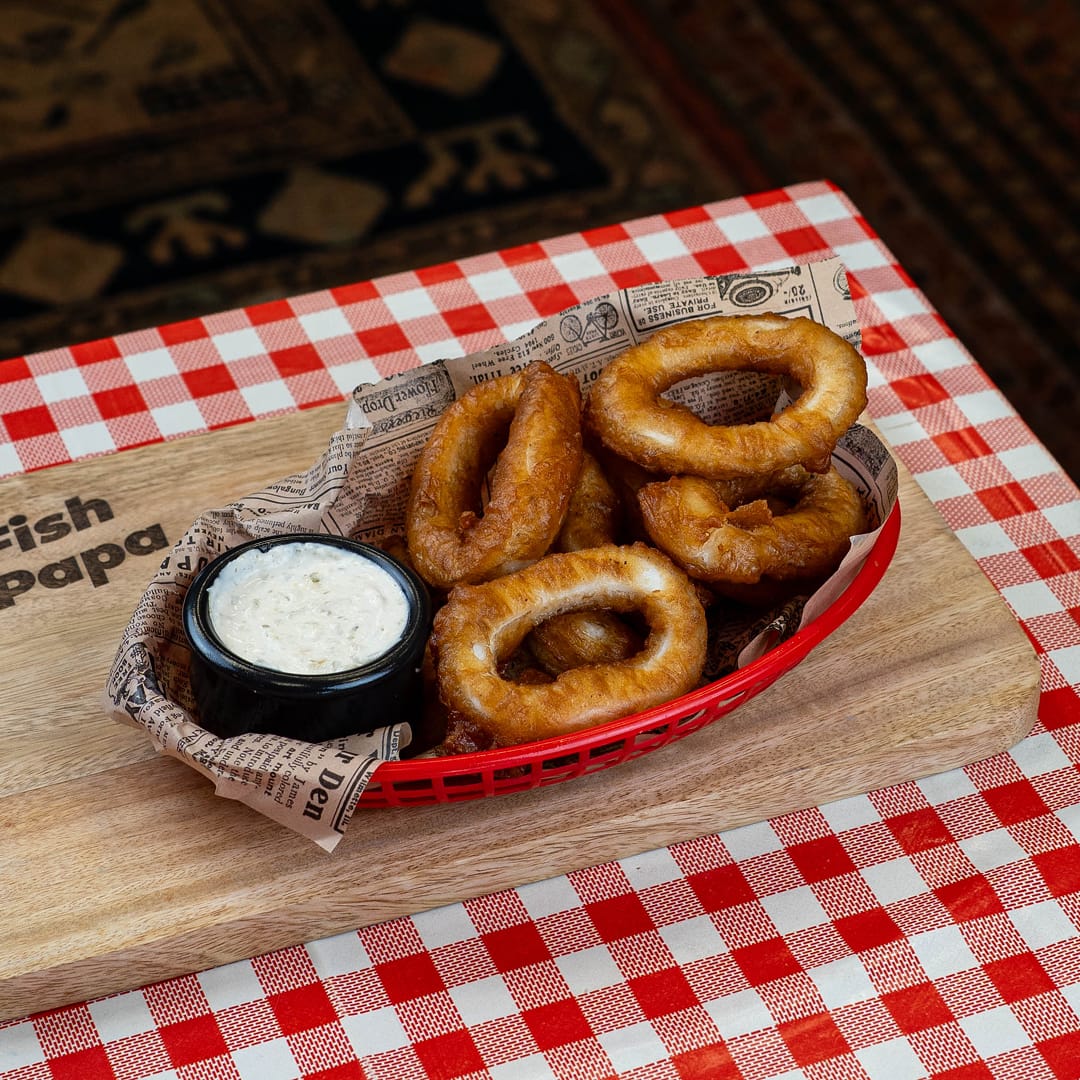 Beignets de calamars frais